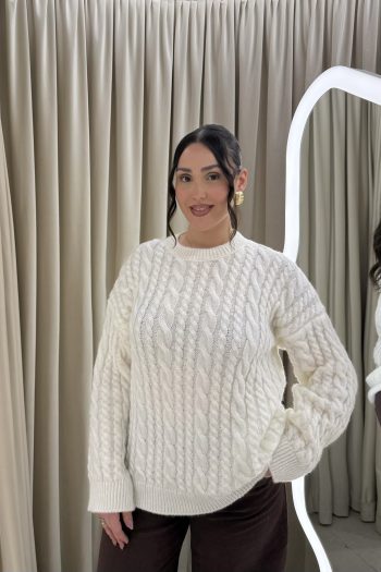 Phoebe Knit – Ecru - Image 2