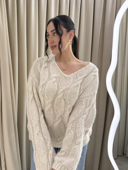 Odette Knit – Beige