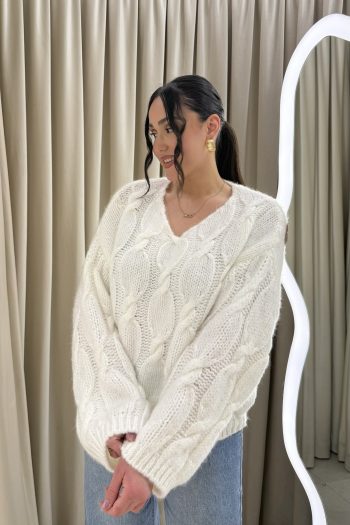 Odette Knit – Ecru - Image 2