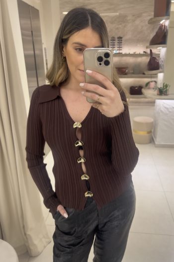 Regine Cardigan – Brown