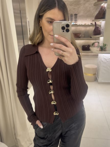 Regine Cardigan – Brown