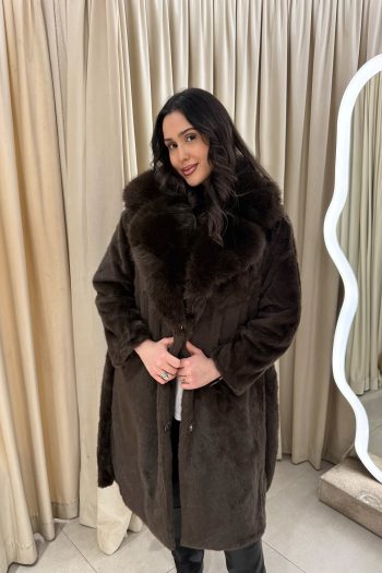 Saltzburg Belted Fur – Brown - Image 2