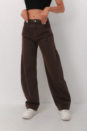 Daphne Barrel Denim – Brown