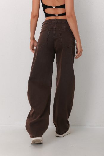 Daphne Barrel Denim – Brown - Image 6