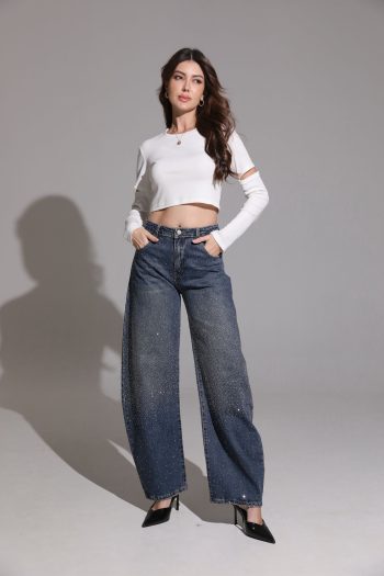 Elina Strass Denim – Mid Blue - Image 3