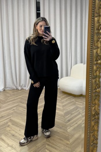 Luna Knit Set – Black - Image 2