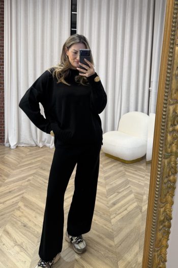 Luna Knit Set – Black - Image 3