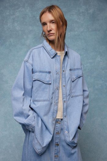 Denim Overshirt – Light Blue