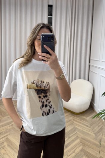 Tiger T-shirt – White - Image 3