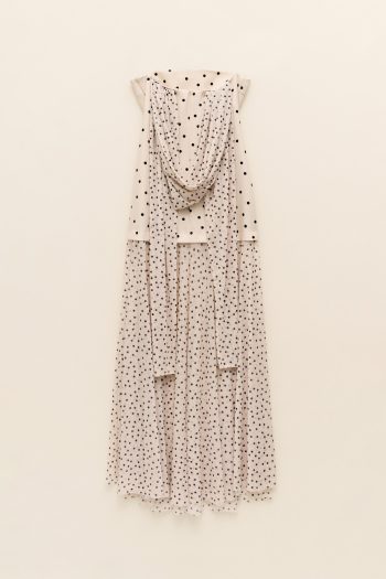 Polka Dot Dress – Cream - Image 3