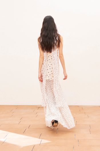 Polka Dot Dress – Cream - Image 4