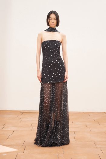 Polka Dot Dress – Black