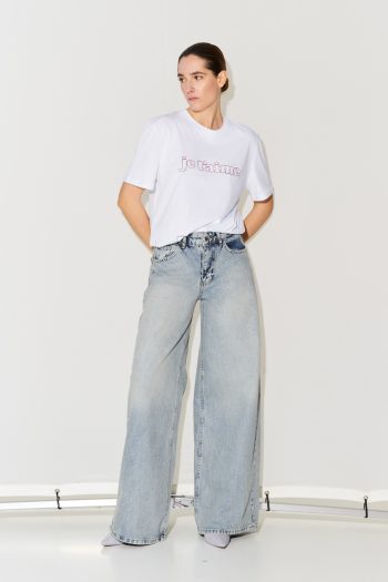 Addie Wide Leg Denim – Blue - Image 2