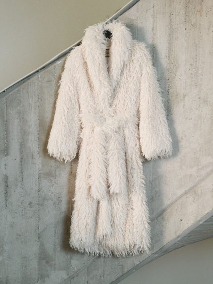 Snowflake Fur Coat – Off White
