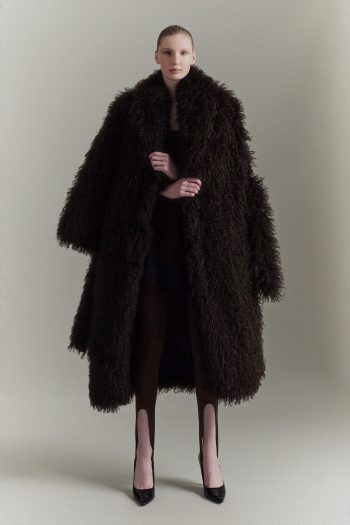Snowflake Fur Coat – Brown - Image 2
