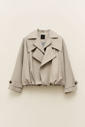 Short Trench Coat – Beige