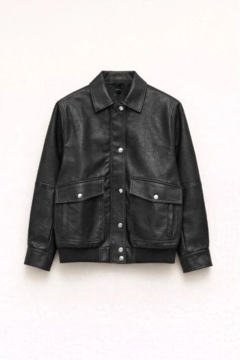 Luciana Leather Jacket – Blacκ