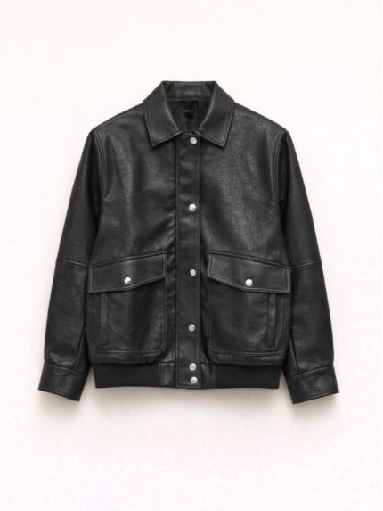 Luciana Leather Jacket – Blacκ