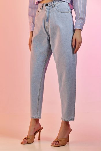 Lima Slouchy Denim – Light Blue - Image 3