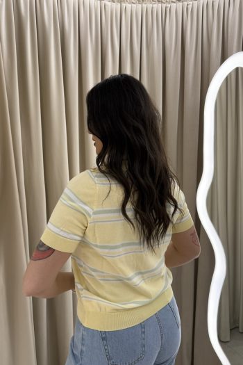 Lauren Striped Knit – Yellow - Image 3