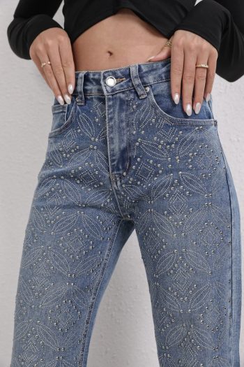 Sasha Strass Denim – Mid Blue - Image 2