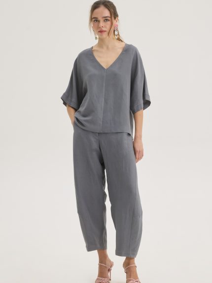 Hannah Linen Set – Grey