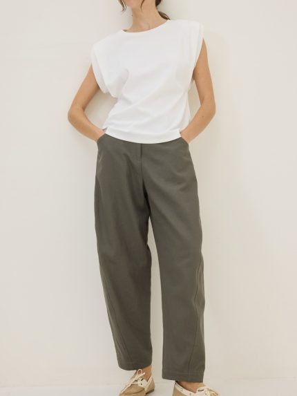 Blake Slouchy Pants – Khaki