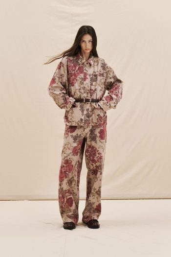 Jasmine Denim Jacket – Beige - Image 2