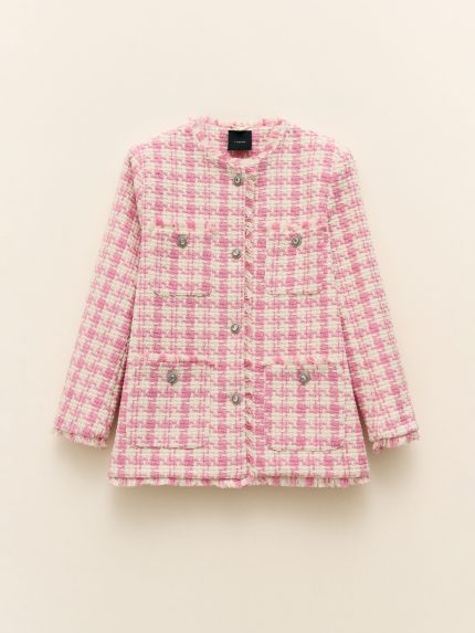 Kasey Tweed Blazer – Pink
