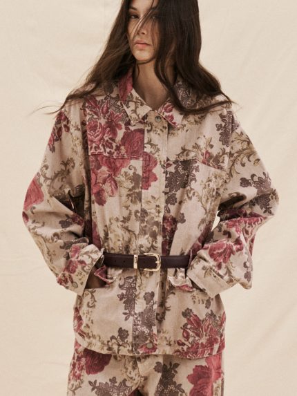 Jasmine Denim Jacket – Beige