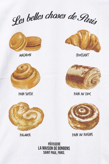 Croissant T-shirt – White - Image 4