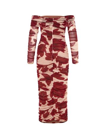 Josephine Dress – Ruby Blossom - Image 2