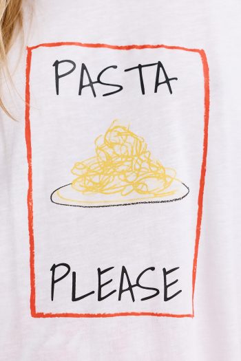 Pasta T-shirt – Off White - Image 2