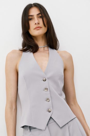 Sia Vest – Grey - Image 3