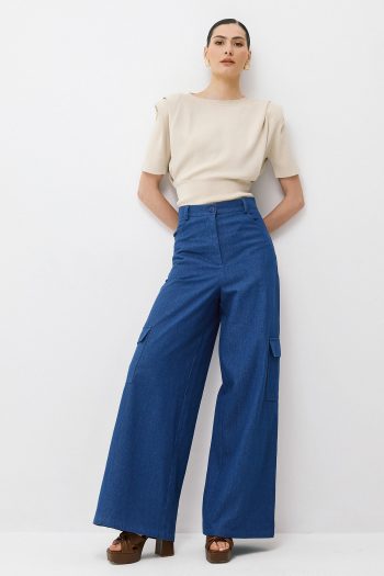 Luisa Cargo Pantalone – Blue