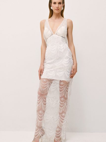 Alkistis Maxi Dress – White