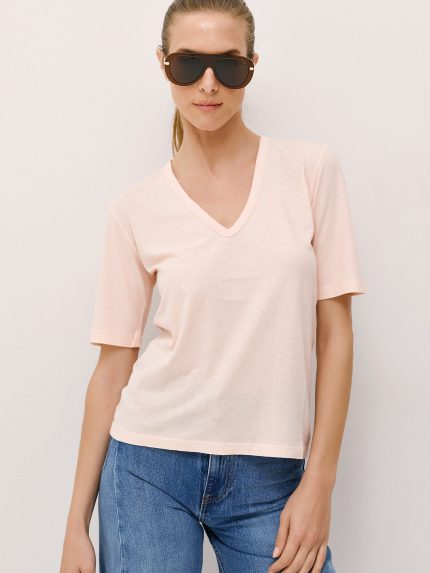 Alice Top – Pink/White