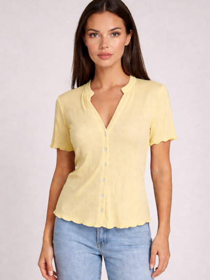 Silk Touch Top – Yellow