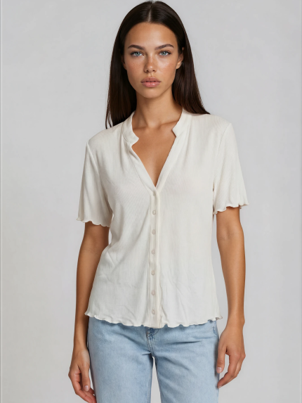 Silk Touch Top – White