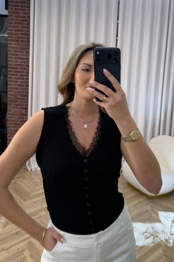 Emi Knit Top – Black