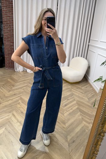 Naya Denim Jumpsuit – Mid Blue