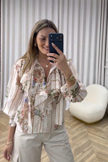 Meghan Shirt – Beige - Image 2