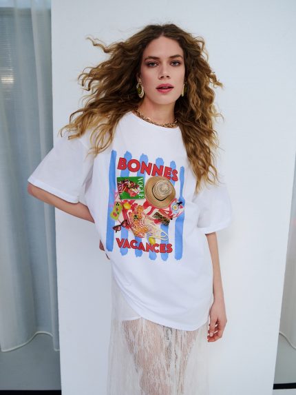 Sunbeam Oversized T-shirt – White