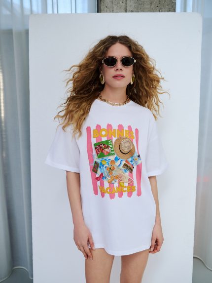 Glowskin Oversized T-shirt – White