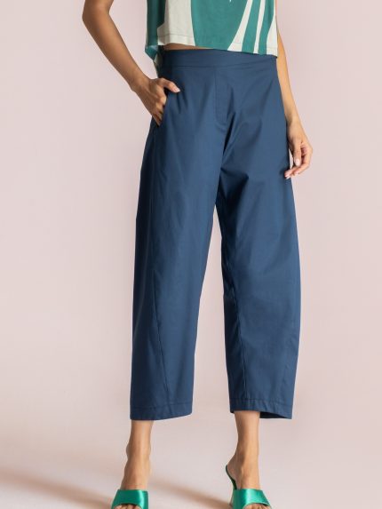Slouchy Pants – Navy Blue