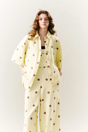 Frankie Dot Shirt – Yellow - Image 2