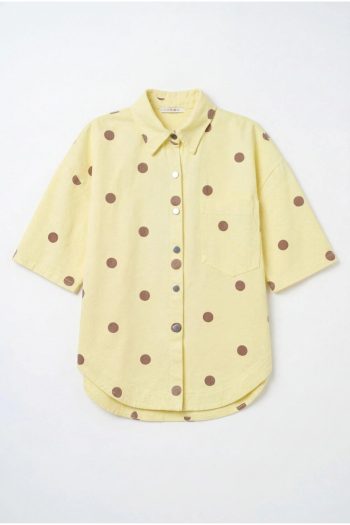 Frankie Dot Shirt – Yellow