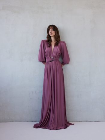 Carla Dress – Dusty Pink - Image 3