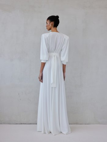Carla Dress – Off White - Image 4