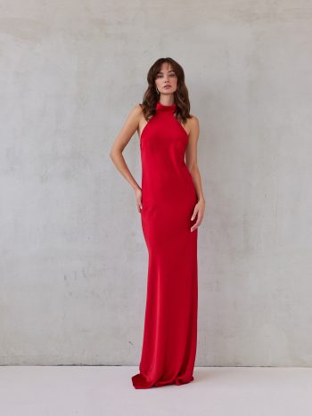 Kyma Dress – Passion Red - Image 2